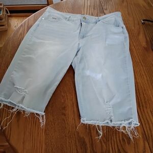 Nine West Light Blue Gramercy Cut Offs